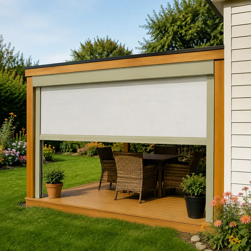 matt beige zip blind