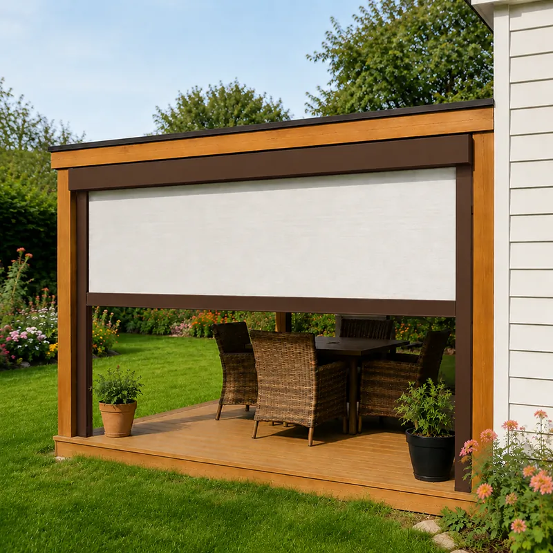 matt coffee zip blind
