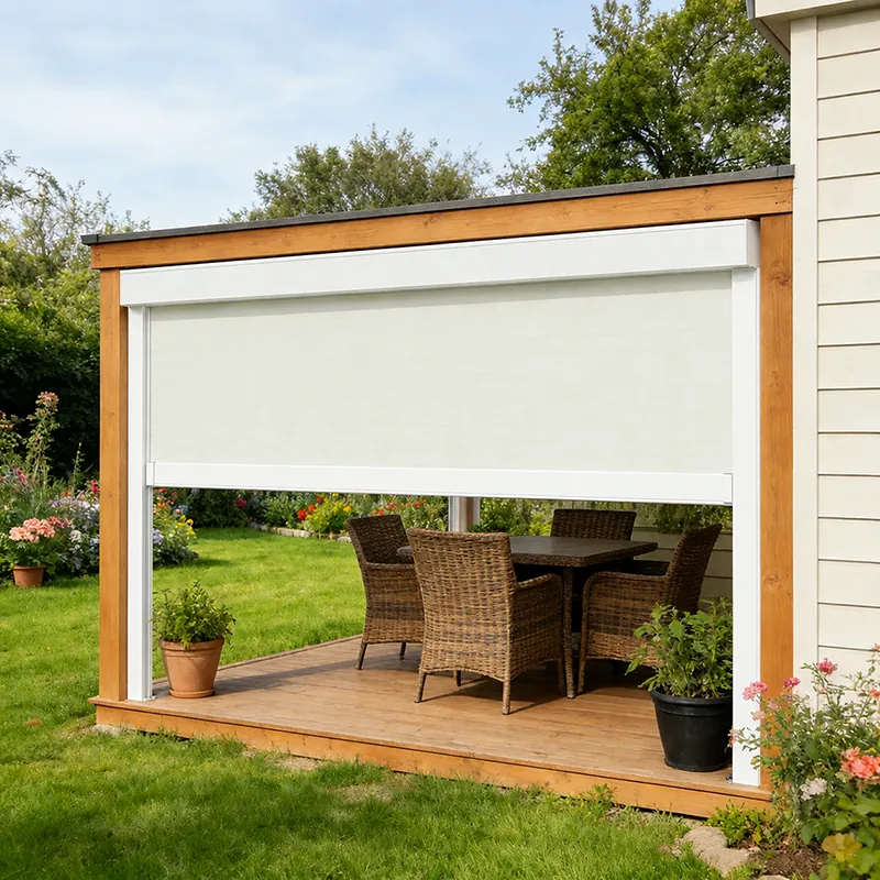 matt white zip blind