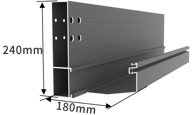 240×180 beam 240x180 beam for aluminum pergola