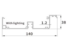 140x38mm blade profile