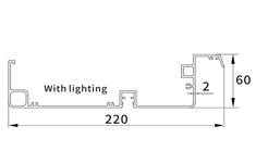 220x60mm blade profile