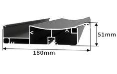180x51mm blade 180x51mm blade for aluminum pergola
