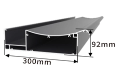 300x92mm aluminum pergola blade
