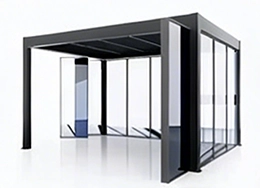 optional glass door