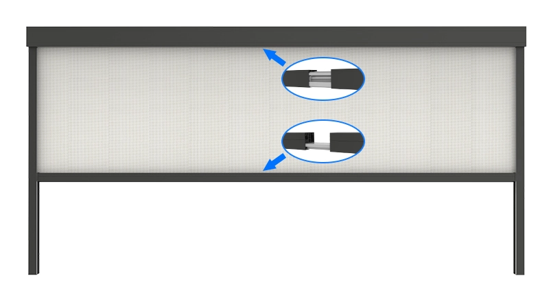 V8 roller blind V8 zip blind